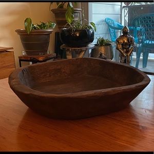 Rustic Wood Bowl